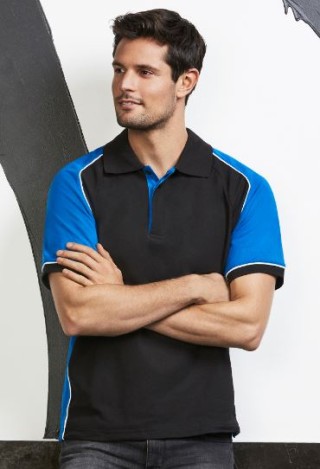 Men's Nitro Polo - Black/Royal/White:Black/Royal/White