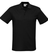 Men's Crew S/S Polo - Black 